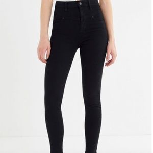 BDG Black Twig High Rise Skinny Jeans